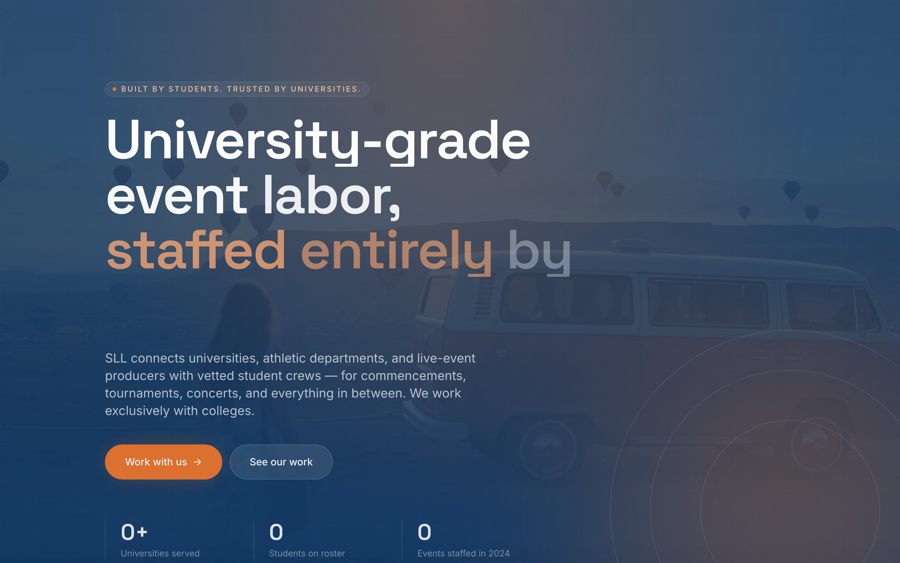 Student Labor Logistics screenshot